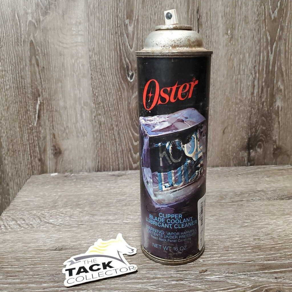 Clipper Blade Coolant *gc, rusty, bent nozzle, faded, 1/4 Full, SPRAYS