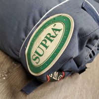 Hvy Winter Blanket, "DWS", 2 legs *gc, 0 wpf, older, faded, film,mnr dirt, snags, repairs
