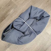Hvy Winter Blanket, "DWS", 2 legs *gc, 0 wpf, older, faded, film,mnr dirt, snags, repairs
