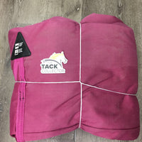 Fleece Lined Hi Neck Rain Sheet, 2 legs, tail *gc, v. wpf, faded, rubs, mnr dirt, repairs, snags, hair