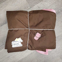 Rain Sheet, 2 legs, *vgc, older, wpf, mnr dirt, stains
