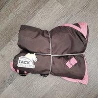 Nylon Stable Sheet, 2 legs *vgc, mnr stains, dirt, puckers, shrunk
