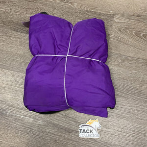 Nylon Stable Sheet, 2 legs *gc, dirty, threads, mnr hair, stains, snags, hole, cracks, smell, loose seams