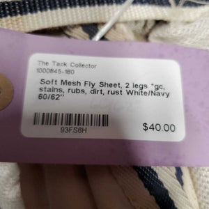 Soft Mesh Fly Sheet, 2 legs *gc, stains, rubs, dirt, rust