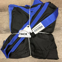 Closed Front Nylon Stable Sheet, "NSBA World Championship Show", 2 legs *xc/like new, v. mnr stains?
