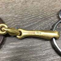 French Link Universal 2 Ring Big, Rubber Bit Guards, Center Lozenge *vgc/xc, clean, stain, scratches

