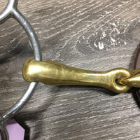 French Link Universal 2 Ring Big, Rubber Bit Guards, Center Lozenge *vgc/xc, clean, stain, scratches
