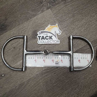 Med Hunter D Ring Snaffle Bit *gc/vgc, clean, mnr scuffs, stain, scratches & paint?, loose joint