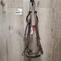 FS/Rsd Padded Bridle *gc/fair, stretched keepers, trimmed end, mnr dirt, split noseband, loose hooks
