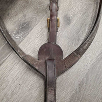 Rsd/FS Leather & Elastic Breastplate, snaps, Running Martingale *gc, v.dirty, hairy, xholes, scrapes