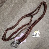 Thick Soft Nylon Lined Stirrup Leathers *xc/vgc, mnr dents, rubs & twists, clean
