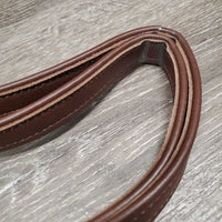 Thick Soft Nylon Lined Stirrup Leathers *xc/vgc, mnr dents, rubs & twists, clean
