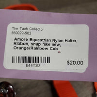 Nylon Halter, Ribbon, snap *like new
