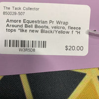 Pr Wrap Around Bell Boots, velcro, fleece tops *like new
