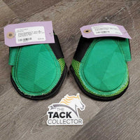 Pr Open Front & Hind Mesh Boots, velcro *like new, frayed/loose edges