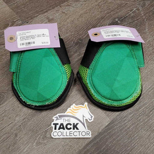 Pr Open Front & Hind Mesh Boots, velcro *like new, frayed/loose edges