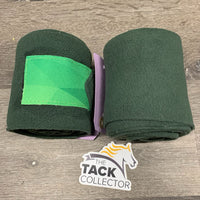 Pr Fleece Polos, ribbon *like new
