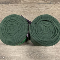 Pr Fleece Polos, ribbon *like new
