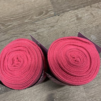 Pr Fleece Polos, ribbon *like new
