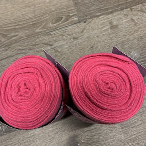 Pr Fleece Polos, ribbon *like new