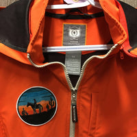 3/4 Soft Shell Coach Riding Jacket, detach hood, Mesh Lining *xc, wpf, added patch
