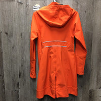 3/4 Soft Shell Coach Riding Jacket, detach hood, Mesh Lining *xc, wpf, added patch
