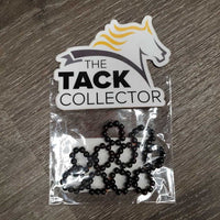 10 Beaded - Bling Braiding Elastics *new