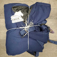 Cotton Stable Sheet, 2 legs *gc, clean, pills, snags, mnr hair, repairs, rubs
