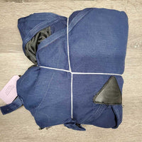 Cotton Stable Sheet, 2 legs *gc, clean, pills, snags, mnr hair, repairs, rubs

