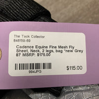 Fine Mesh Fly Sheet, Neck, 2 legs, belly *new, bag
