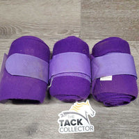 3 Stretchy Cotton Leg Wraps *vgc/xc, clean, mnr hair, dirt & stain