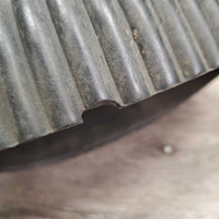 2 Soft Pull On Rubber Bell Boots *gc, clean, rubs, faded, stains, chipped & cracked bottom, slice
