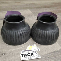 Soft Ribbed Rubber Bell Boots, Pull On *vgc/xc, clean, mnr film
