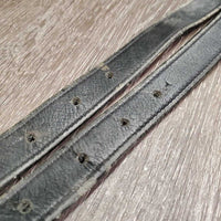 Nylon Lined Soft Stirrup Leathers *gc/fair, scrapes, faded, twists, dirty, stretched holes, rough back