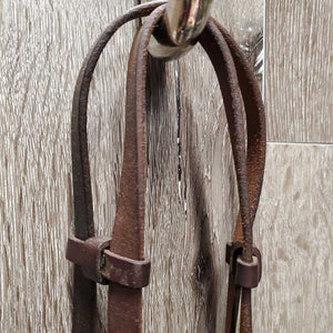 Fine Soft Rolled Leather Gaited Horse Show Halter, Fine Leather Shank, Fine Brass Nose Chain *vgc, mnr residue & brass stains