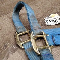 Thick Nylon Halter *gc, dirty, stains, faded, edge rubs, rust
