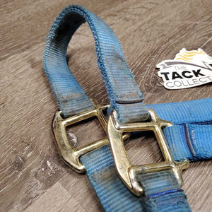 Thick Nylon Halter *gc, dirty, stains, faded, edge rubs, rust