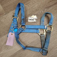Thick Nylon Halter *gc, dirty, stains, faded, edge rubs, rust
