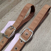 Thick Nylon Web Donut Side Reins *vgc, clean, mnr residue?film, older
