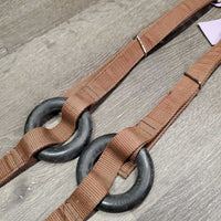 Thick Nylon Web Donut Side Reins *vgc, clean, mnr residue?film, older