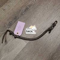 Stiff Thick Rolled Leather Pommel Strap *gc/fair, rubs, scrapes, faded, rubs