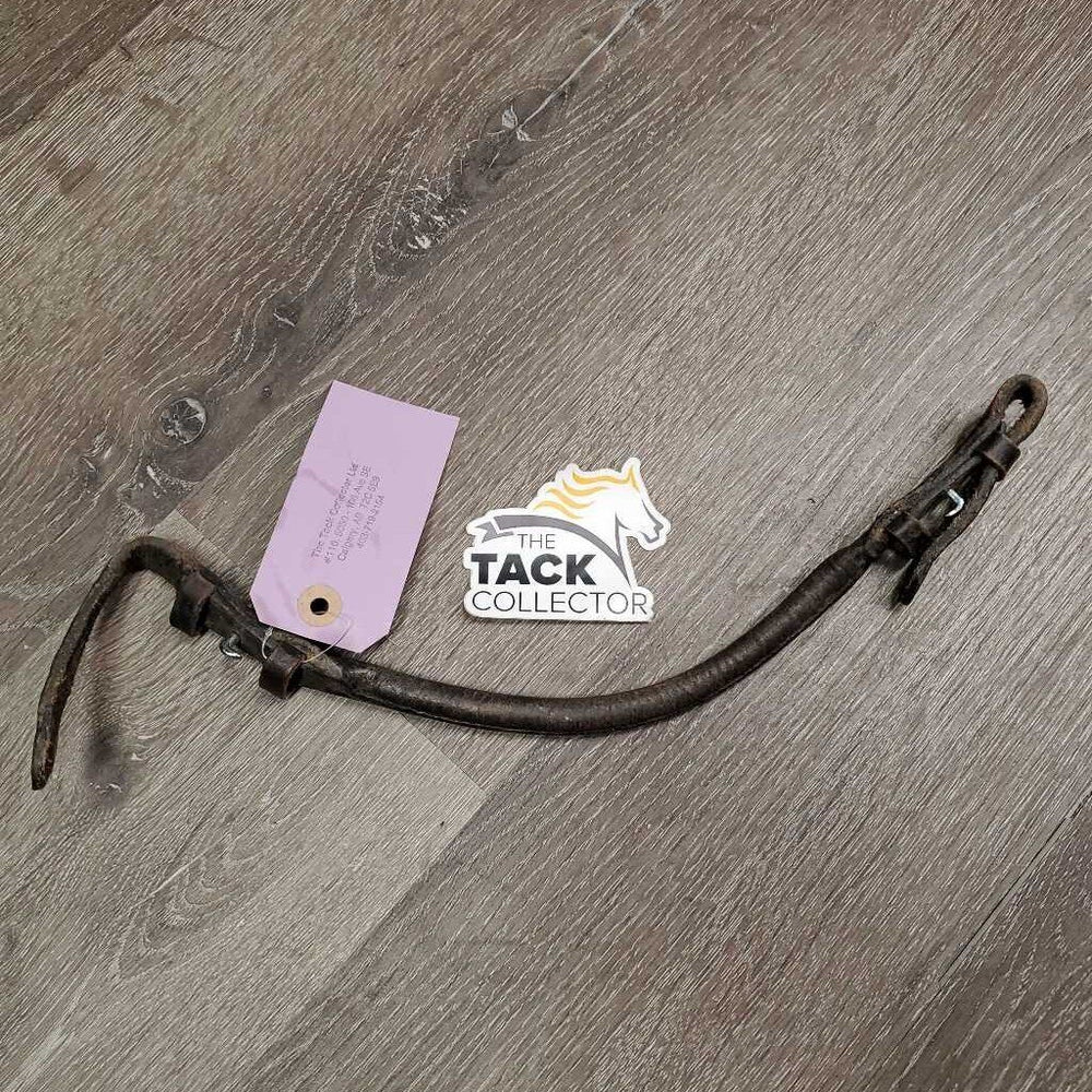 Stiff Thick Rolled Leather Pommel Strap *gc/fair, rubs, scrapes, faded, rubs