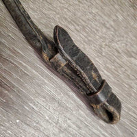 Stiff Thick Rolled Leather Pommel Strap *gc/fair, rubs, scrapes, faded, rubs
