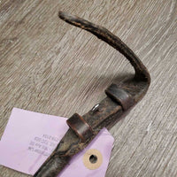 Stiff Thick Rolled Leather Pommel Strap *gc/fair, rubs, scrapes, faded, rubs

