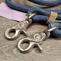 Round Nylon Western Loop - Barrel/Roper Reins, snaps *gc, mnr rubs, faded, rubs, stains