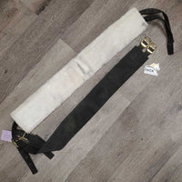Light Nylon Web & Fleece Lined Lungeing Surcingle, 10 Rings, Nylon Web Girth *gc, mnr dirt
