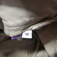 JUNIORS Euroseat Breeches *gc, unstitched seams, seam puckers, stiff zip, stained seat & legs, puckers, hairy velcro