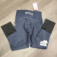 JUNIORS Full Sticky Seat Riding Tight Breeches, Pull On *gc, rubs & pills