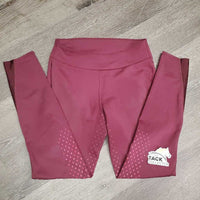 Full Seat Sticky Riding Tight Breeches, Pull ON *gc/fair, pulled seat seam, mnr dirt, rubs & pills
