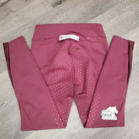Full Seat Sticky Riding Tight Breeches, Pull ON *gc/fair, pulled seat seam, mnr dirt, rubs & pills
